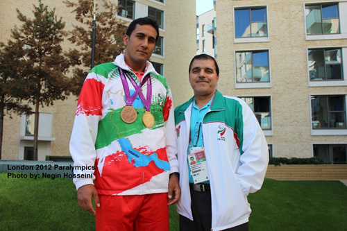 گزارش نگین حسینی از دهکده پارالمپیک لندن 2012